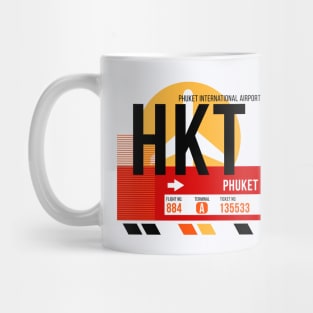 Phuket (HKT) Airport // Sunset Baggage Tag Mug